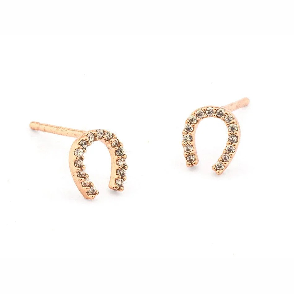 mini horseshoe studs