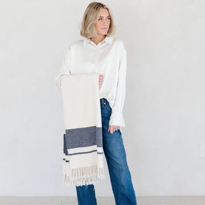 chenille fringe throw blankets