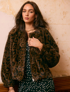 patty coat in leopard