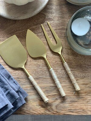 brass cheese knives