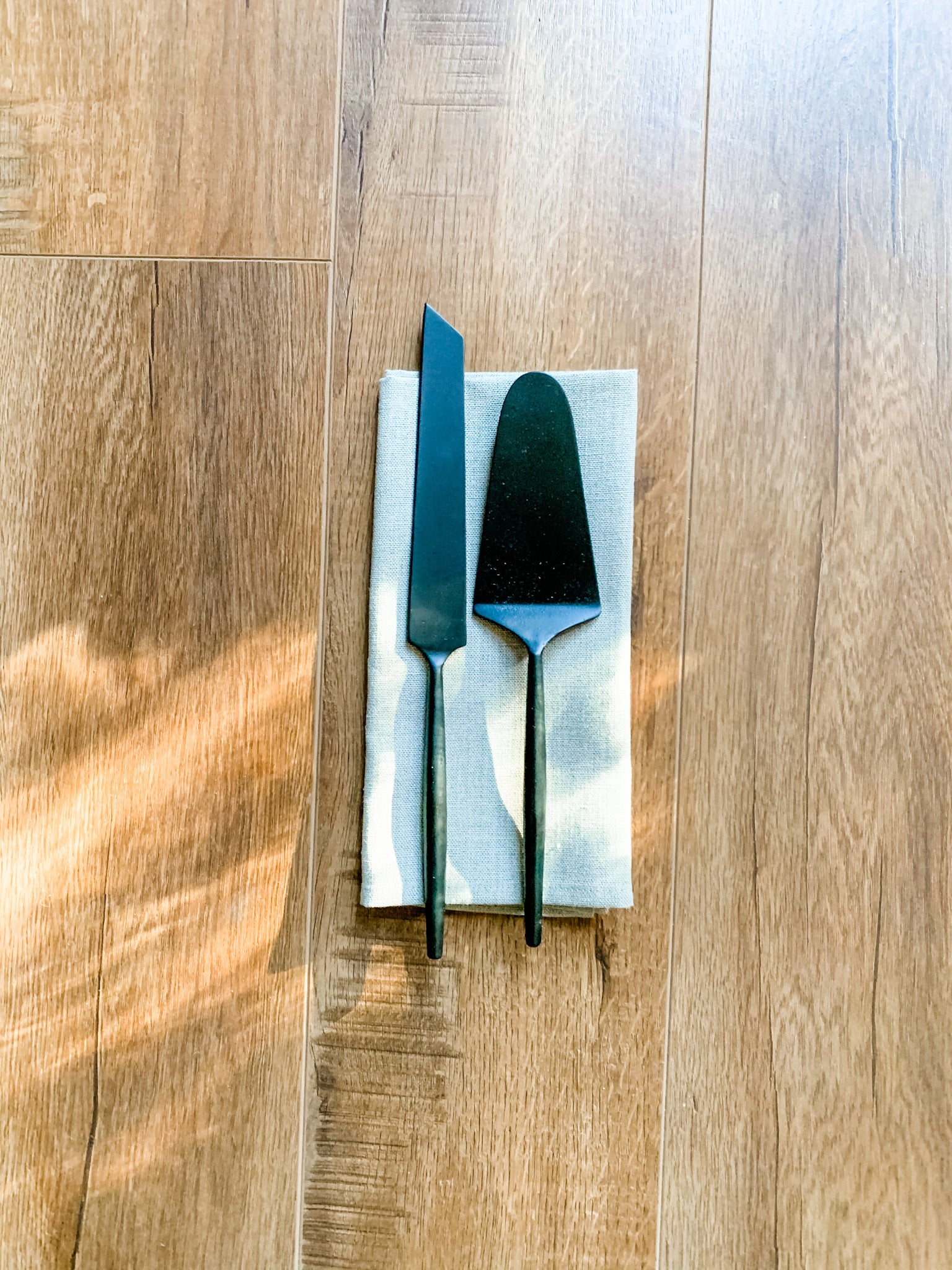 stainless steel pie serving set