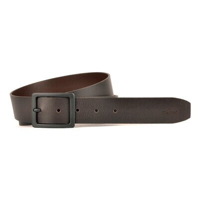Men's Leather Belt in Dark Brown