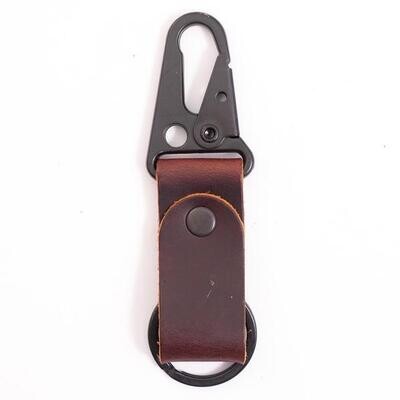 Clip Leather Keychain