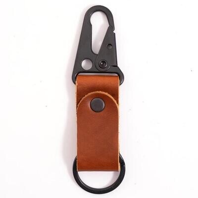 Clip Leather Keychain