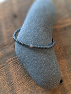 TAI - Hematite Elastic Bracelet