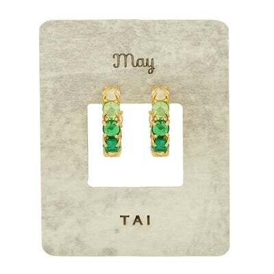 TAI Jewelry - Birthstone Huggies