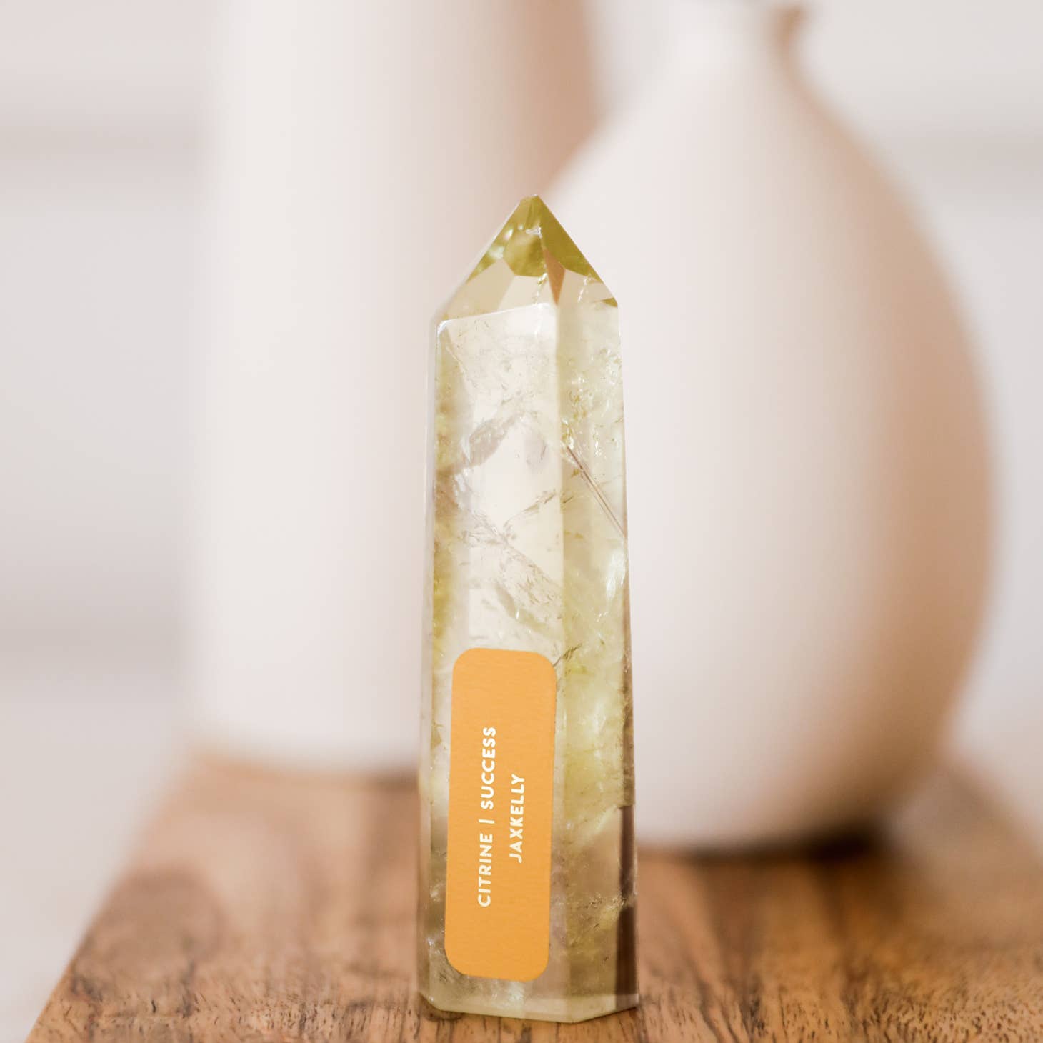 citrine crystal point