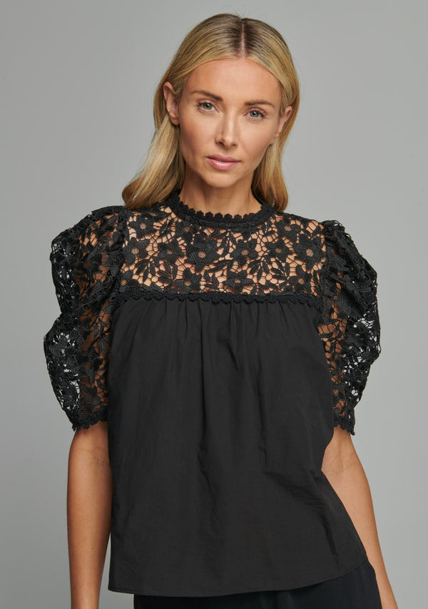 April Blouse in Black