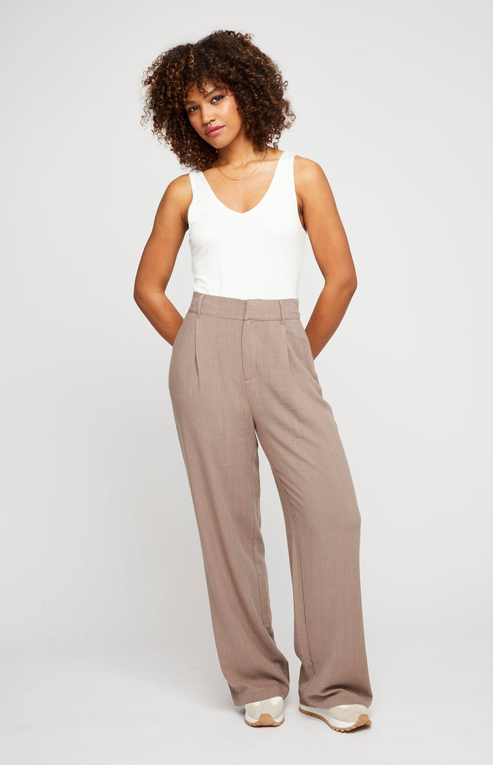 Delphine Pant in Sparrow