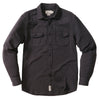 Grayers - Brando Lightweight Double Cloth Shirt in Washed Black
