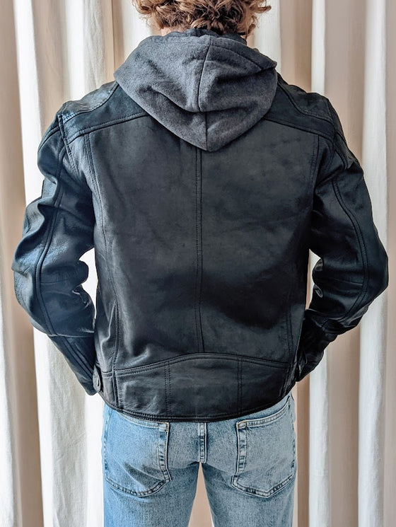 Biko Black - Men's Leather Jacket