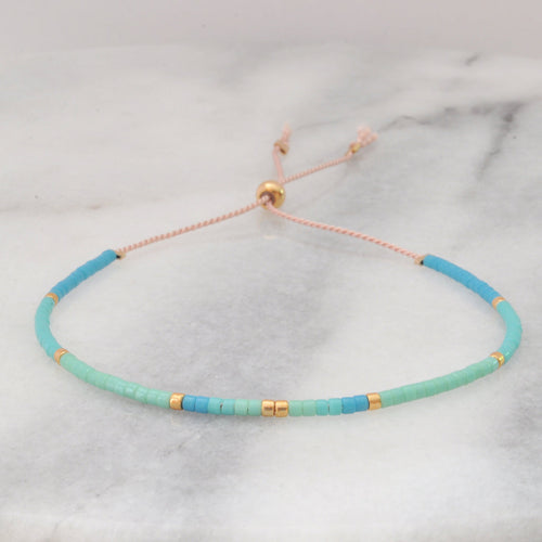 Adjustable Beaded String Bracelets