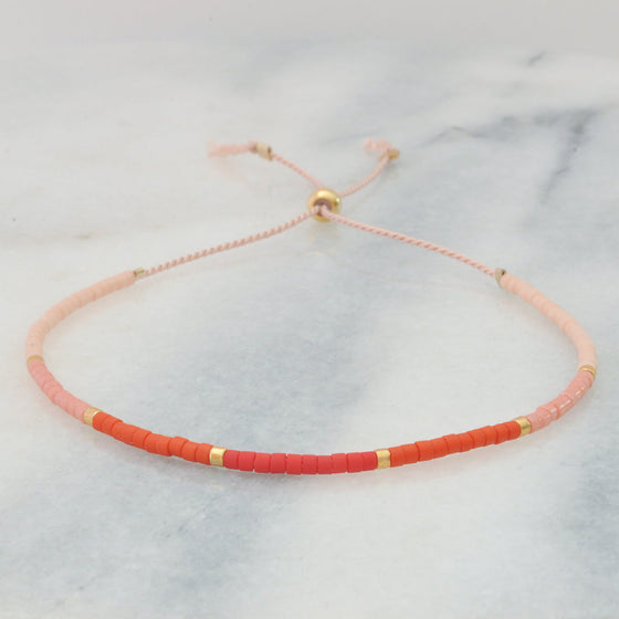 Adjustable Beaded String Bracelets