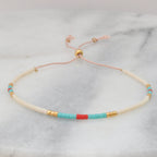 Adjustable Beaded String Bracelets