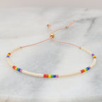Adjustable Beaded String Bracelets