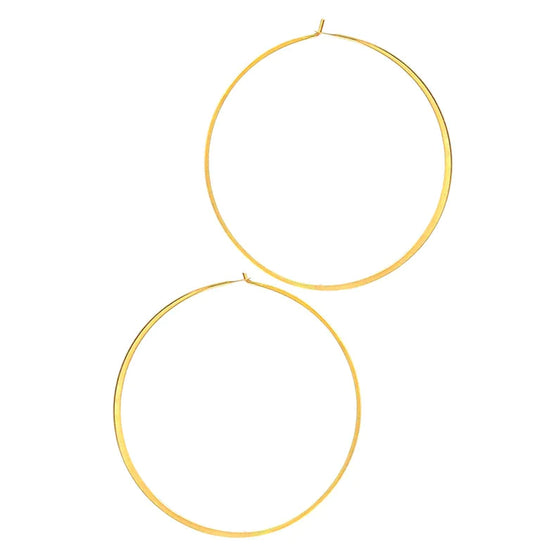 extra large gold hoop earrings